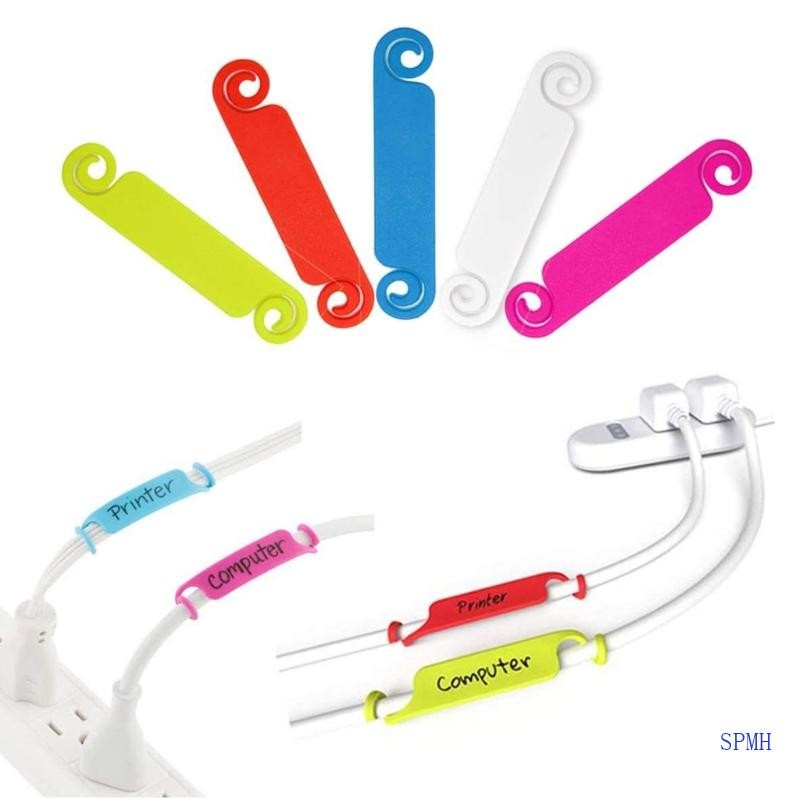Super Wire Cable Tie Marker Marking Organizer แท็กการจัดการเครื่องมือสติกเกอร์ฉลาก