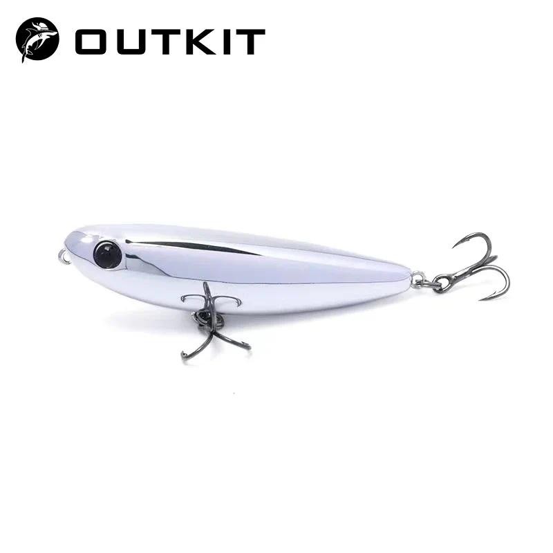 Outkit เหยื่อตกปลาลอยดินสอ StickBit Lure 4.5/2.8g Wobblers Topwater Crankbait เหยื่อ Artificiais ยาวหล่อ Hard เหยื่อ