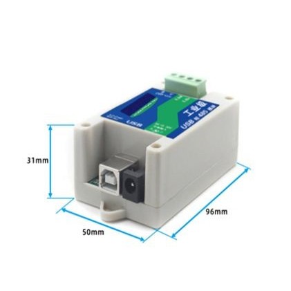 อุตสาหกรรม RS485 เป็น USB Converter แยก USB 2.0 ถึง 485 Modbus Adapt