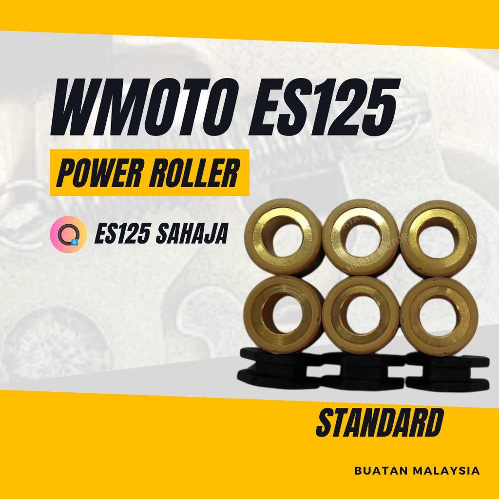 PULLEY ROLLER WMOTO ES125 - ES 125 SCOOTER TIMING ROLLER CLUTCH ROLLER AUTO CLUTCH PULLEY ROLLER POW