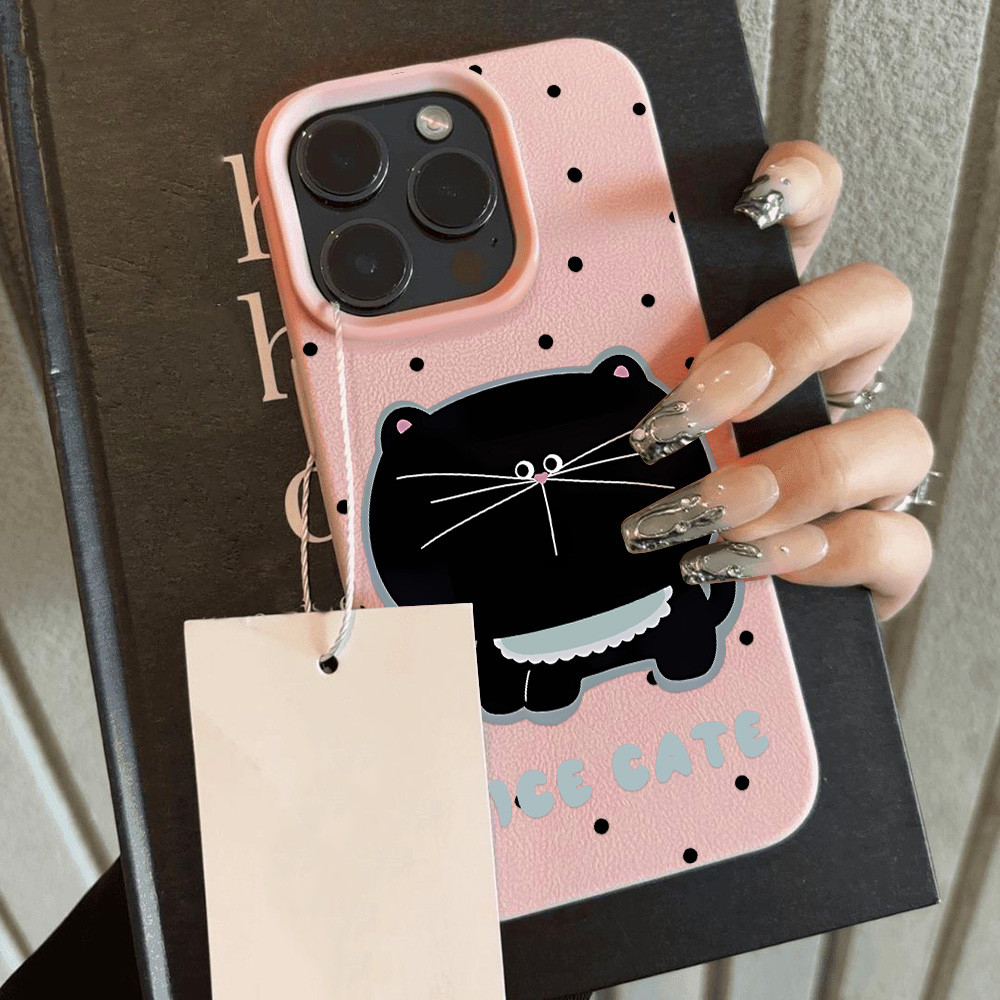 เคสโทรศัพท์ For iPhone 13 11 17 pro max Case iPhone 11 15 16 pro max 14 12 pro max XR XS Max ผิวสัมผัสสุดน่ารัก - รูปที่ 2
