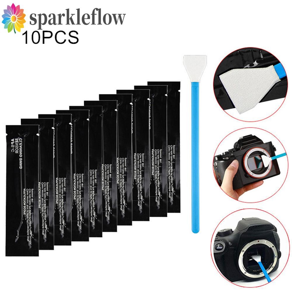 Sparkleflow ชุดทําความสะอาดกล้อง กล้องดิจิตอล Full-Frame เซ็นเซอร์ APS-C ไร้ฝุ่น DSLR สําหรับแปรงทําความสะอาดเลนส์กล้อง