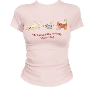 เสื้อยืดแขนสั้นคอปก สไตล์พื้นฐาน สำหรับผู้หญิง ฤดูร้อน มาใหม่ สไตล์น่ารักและเซ็กซี่ สาวฮอต ทรงสลิมฟิตCOD