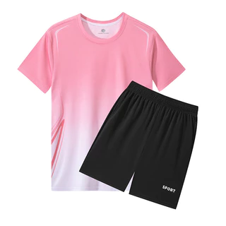 mvp sports ชุดสูท 2 ชิ้น เสื้อยืด + กางเกงขาสั้น ชุดกีฬา ชุดบาสเกตบอล ชุดวิ่ง