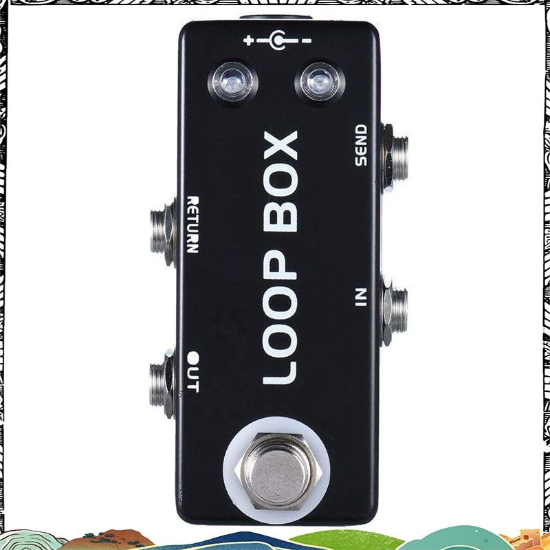 Super Mini Guitar Effect Pedal Loop Box Switcher Channel Selection True Bypass