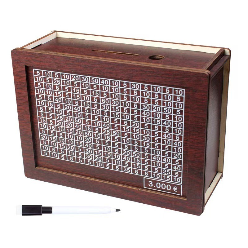 6267 WOODEN MONEY BOX MONEY BOX, Handmade Reusable MONEY Tube, Craft with MONEY Storage