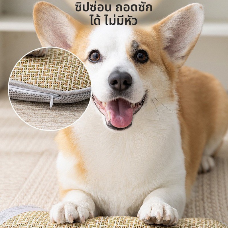 หมอนแมว หมอนลูกสุนัข สะดวกสบาย หมอนสัตว์เลี้ยง โครงสร้างแน่นไม่ยุบ - รูปที่ 4