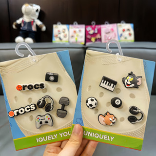 SHOE CHARMS✨ทอม แอนด์ เจอร์รี่ ซีรีส์ ตัวติดรองเท้า✨ชุดอุปกร…