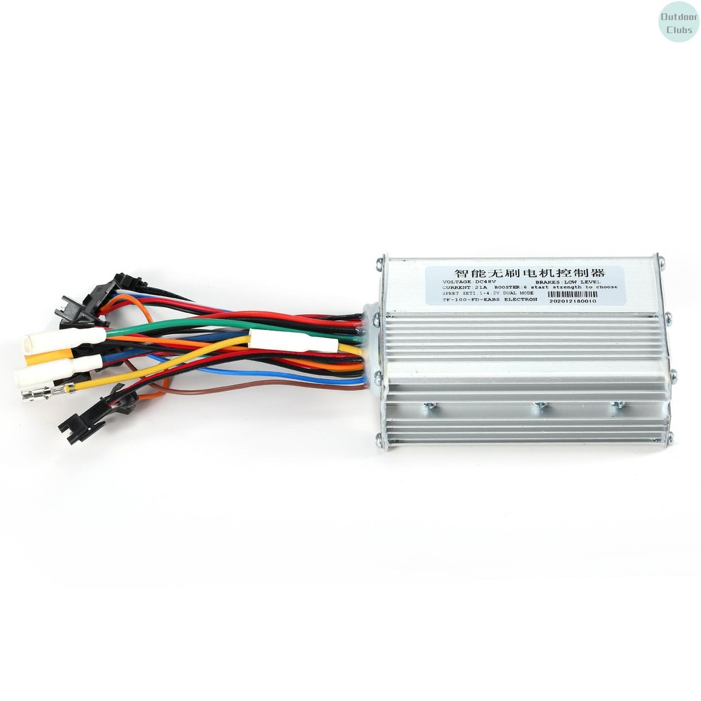 [สกู๊ตเตอร์ไฟฟ้า.CLUB] 48V อลูมิเนียมอัลลอยด์ สกู๊ตเตอร์ มอเตอร์ Controller อัจฉริยะ ไม่มีแปรงสำหรับ