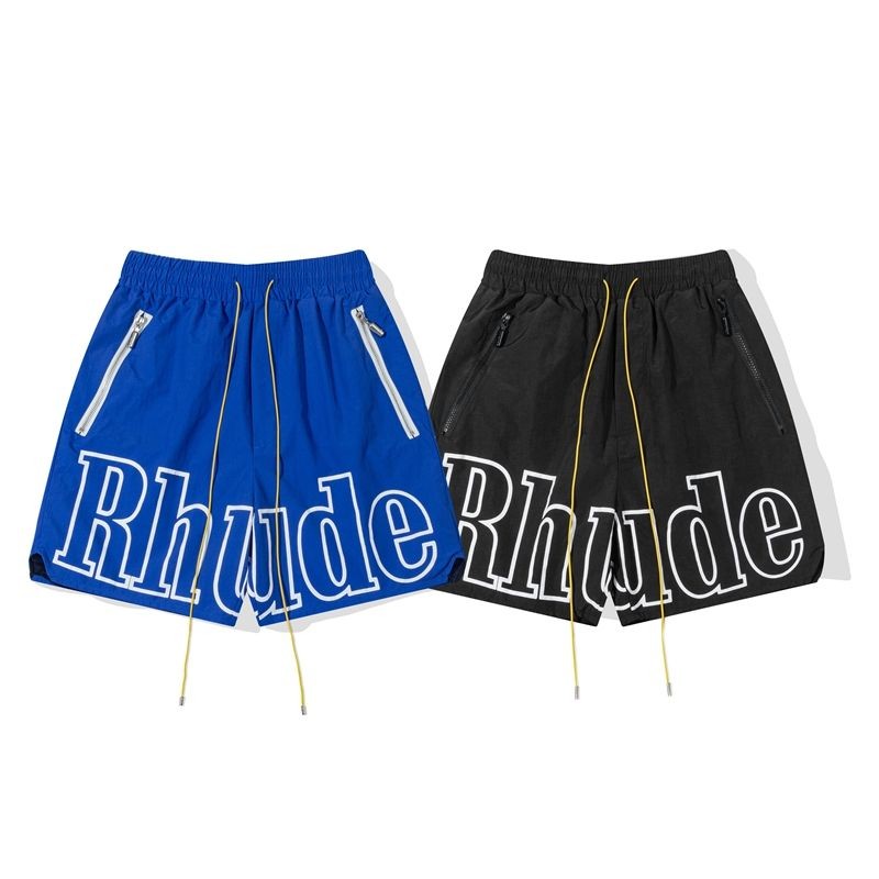 กางเกงขาสั้น RHUDE Niche อินเทรนด์สำหรับหน้าร้อน ดีไซน์American Sports