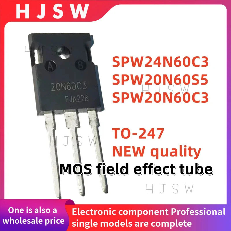 1-5PCS SPW24N60C3 24N60C3 SPW20N60S5 20N60S5 SPW20N60C3 20N60C3 TO-247 MOS field effect tube electro