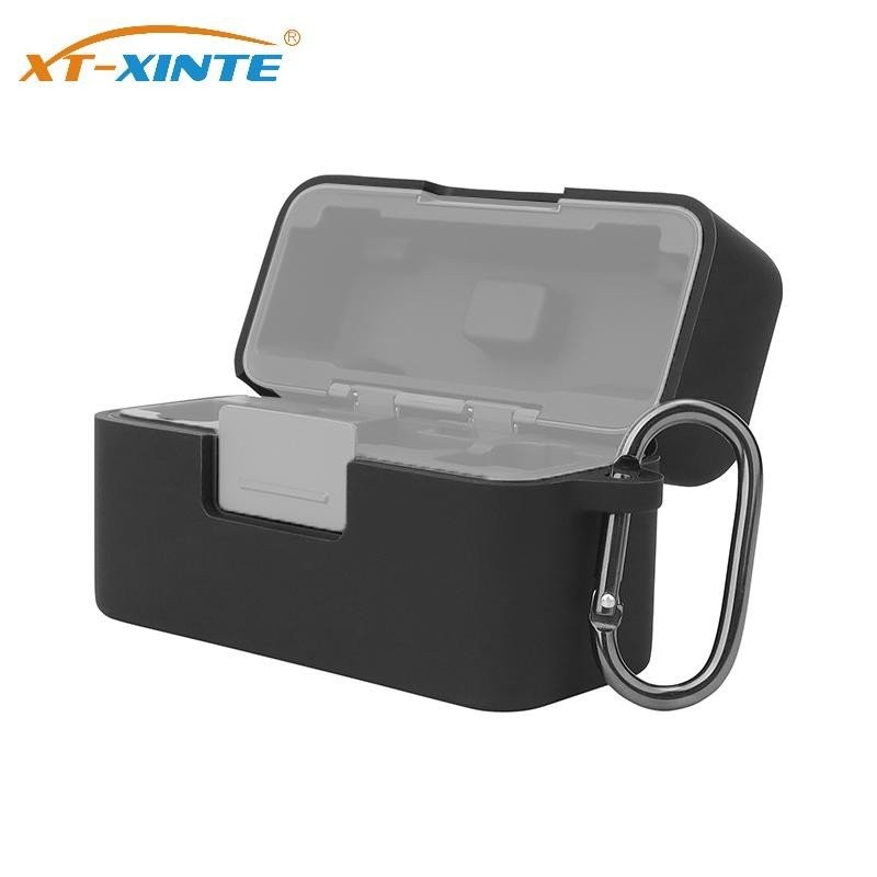 XT-XINTE Silicone Protective Cover for DJI Mic Mini Microphone Charging Case