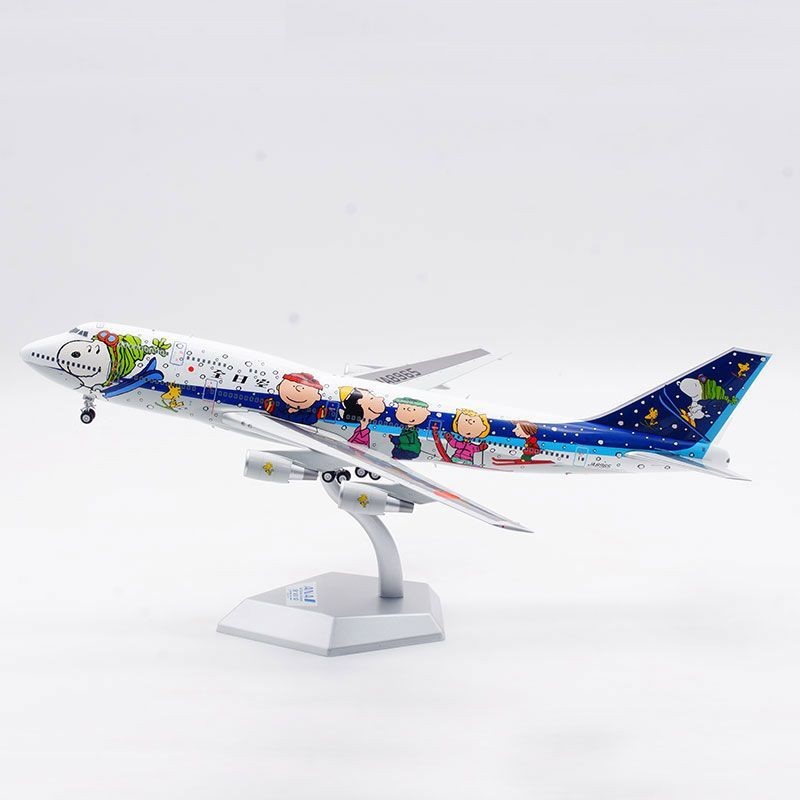 Sq Wings 1: 200 All Nikko B747-400D JA8965 Snoopy เครื่องบินรุ่น Wings