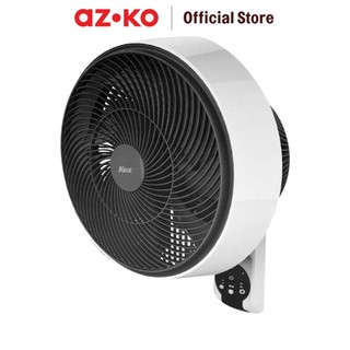 AZKO Kris Kipas Angin Dinding Dengan Remote 65 Watt - Putih Wall Fan Kipas Tembok Fan Dinding Sirkulasi Udara