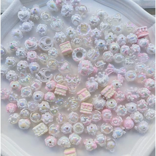 16มิลลิเมตรผสมสี10ชิ้นหนักน้ํามันอะคริลิมือวาดลูกปัด ทําเอง ห่วงโซ่โทรศัพท์มือถือรถแขวนอุปกรณ์เสริม