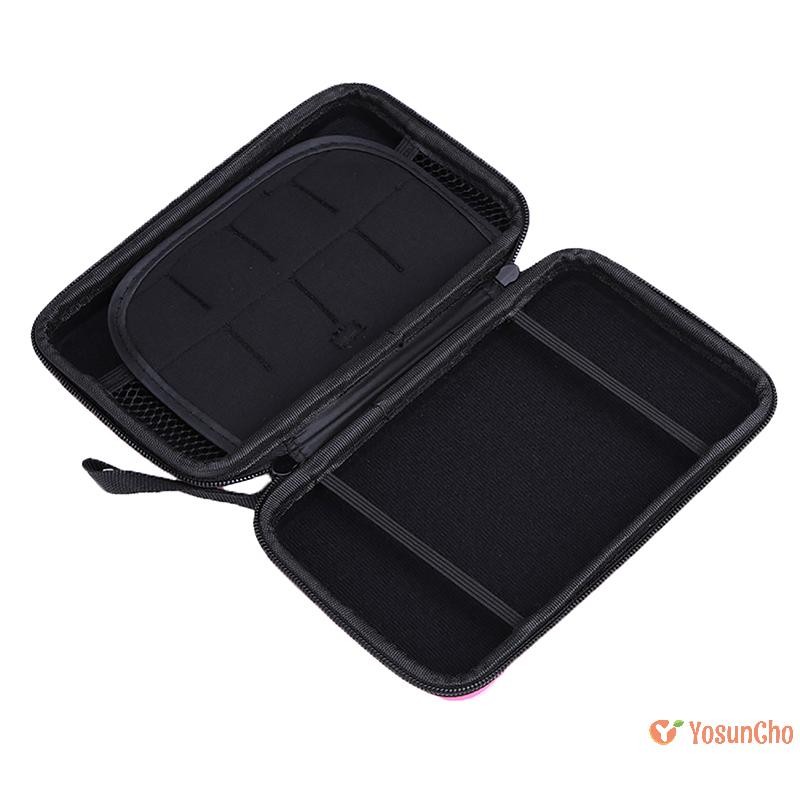 Yosuncho] 1PC สําหรับ 3DS XL 3DS LL EVA ผิวพกพากระเป๋าสําหรับ Nintendo 3DS XL LL พร้อมสายคล้องทนทานรอบป้องกันกรณีใหม่