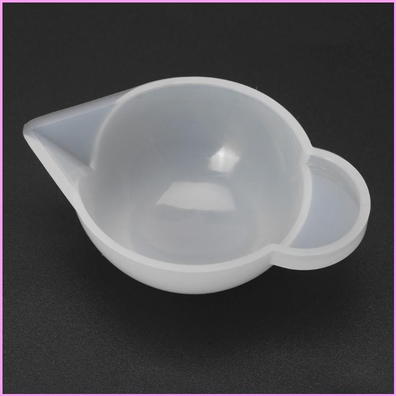 Inf แม่พิมพ์ซิลิโคนถ้วย DIY อีพ็อกซี่เรซิ่นซีเมนต์พลาสเตอร์ Mould ตกแต่งสําหรับ DIY พวงกุญแจจี้ตกแต่งโครงการ Suppl