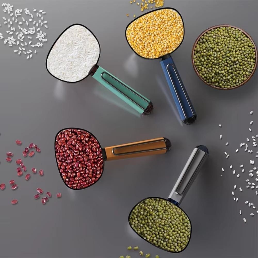 การก่อสร้าง พลั่วอาหารสัตว์เลี้ยง, ตักข้าวพลาสติกอเนกประสงค์, ข้น ความจุขนาดใหญ่ทําความสะอาดง่ายพร้อมกระเป๋าคลิปอบถ้วยตวงให้อาหารสุนัขแมว - รูปที่ 3