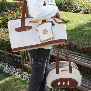 PawPals 2IN1 กระเป๋าใส่สัตว์เลี้ยง กระเป๋าแมว Travel Essentials พื้นที่กว้างขวาง+กระเป๋าสัตว์เลี้ยงนิ่ม แบบพกพาสะดวก