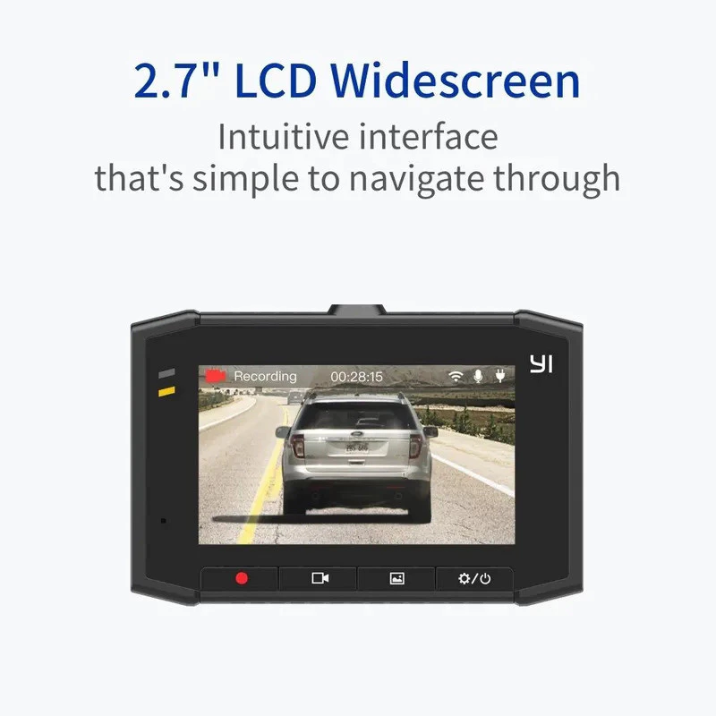 Yi Smart DashCam สําหรับรถยนต์ ADAS 2.7 หน้าจอ Full HD 1080P Dash Cam พร้อม Night Vision ADAS อัพเกรดเวอร์ชันสากล thumbnail 6