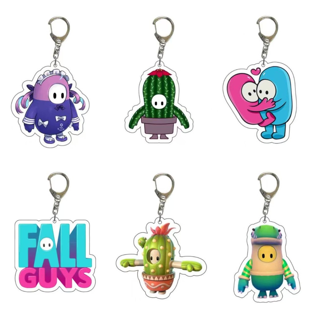 พวงกุญแจอะคริลิค Game Fall Guys Jelly-Man