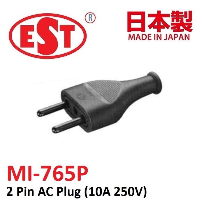 EST MI-765P ปลั๊ก AC 2 ขา - 10A 250V