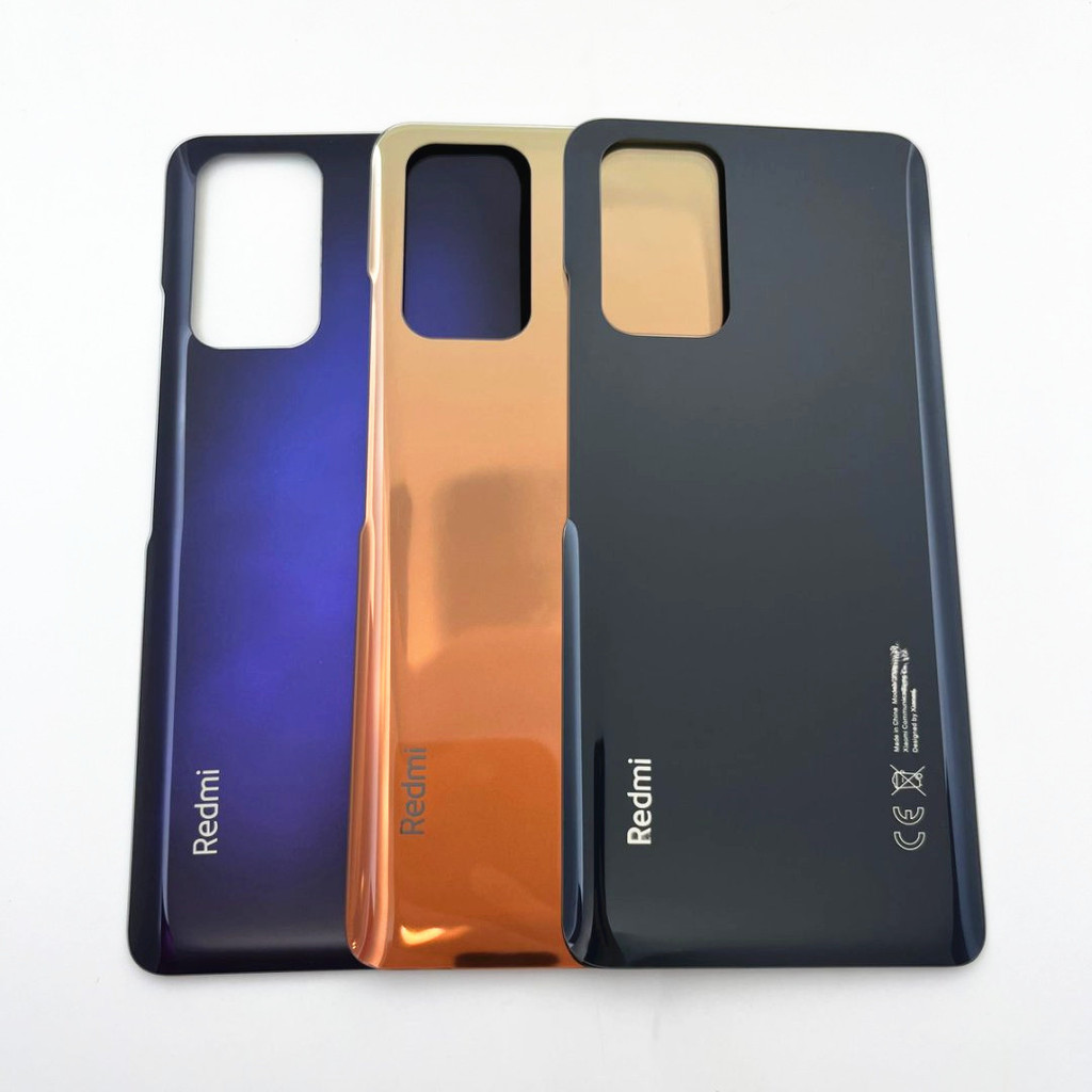 สําหรับ Xiaomi Redmi หมายเหตุ 10 Pro 4G แบตเตอรี่ฝาหลังประตูพร้อม Adhesiv สําหรับ Note10 Pro เปลี่ยนด้านหลัง