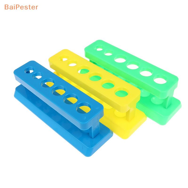 [BaiPester] Support Burette Stand Laboratory Test Tube Stand Shelf Plastic Test Tube Rack Holder Lab