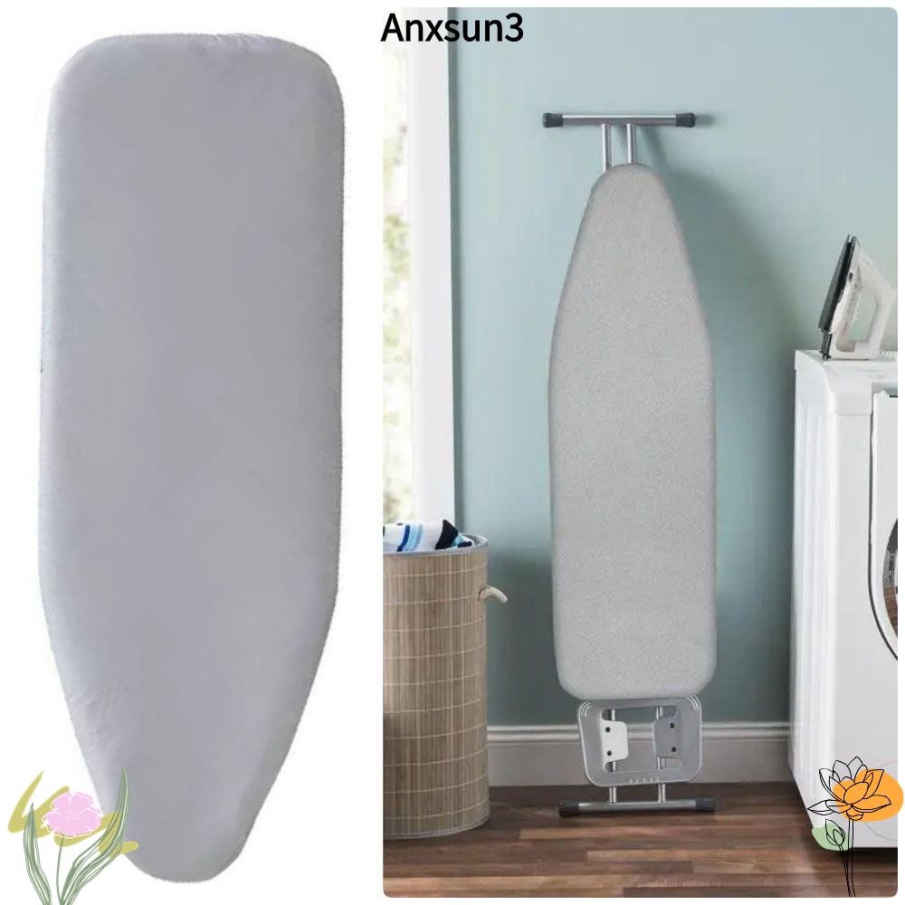 Anxsun3 1 ชิ้นที่รองรีด,เบาะผ้าฝ้ายหนาขอบยืดหยุ่นเหล็กโล่ความร้อน,ทนทานสากลคราบทนผ้าปกรีดผ้าสําหรับโต๊ะรีดผ้า