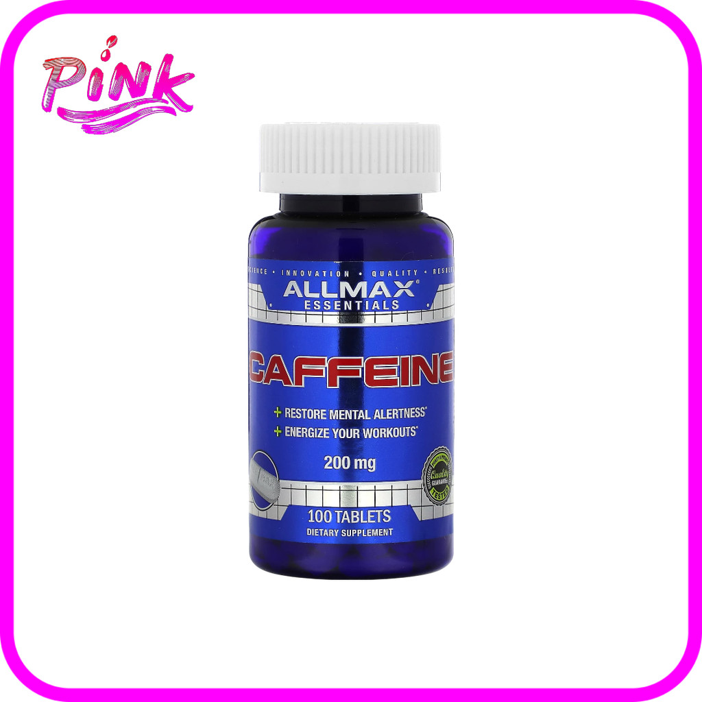 ALLMAX Essentials  Caffeine, 200 mg 100 Tablets