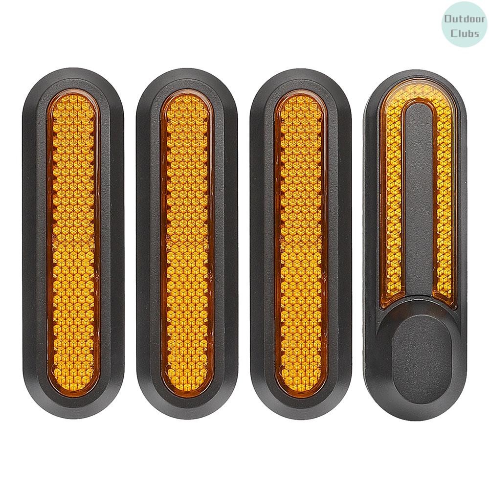 [ชุดดุมล้อสกู๊ตเตอร์] สำหรับ M365/Mipro/Mipro2 4 ชิ้น หมวกส้อม แถบสะท้อนแสง ตกแต่งล้อ พร้อมสกรู