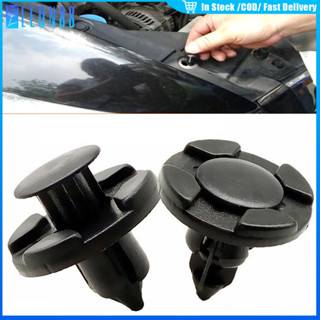 ส่งจากกทม！10/50Pcs หมุดพลาสติกรถยนต์ 8mm กันชน คลิปติดรถ