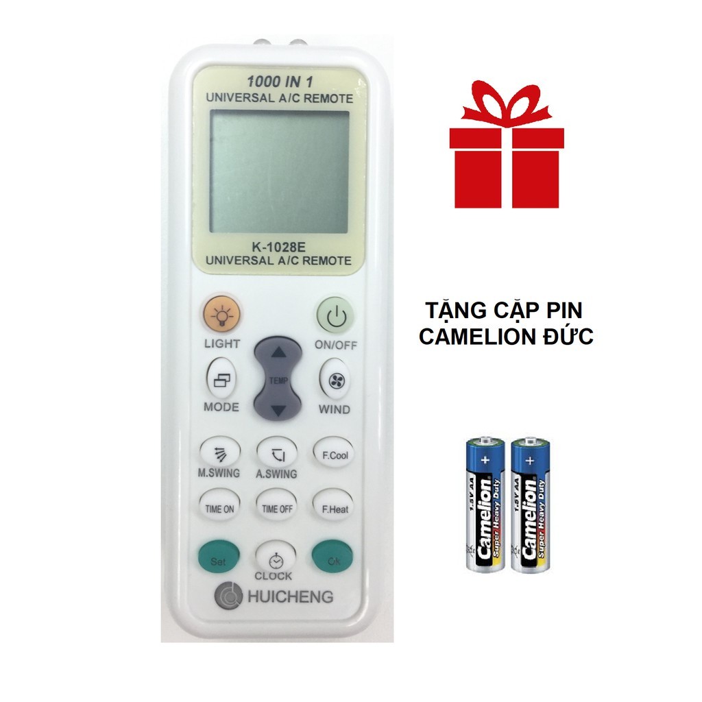 Huicheng k-1028e เครื่องปรับอากาศสากลระยะไกล-Huicheng k-1028e ควบคุมเครื่องปรับอากาศสากล