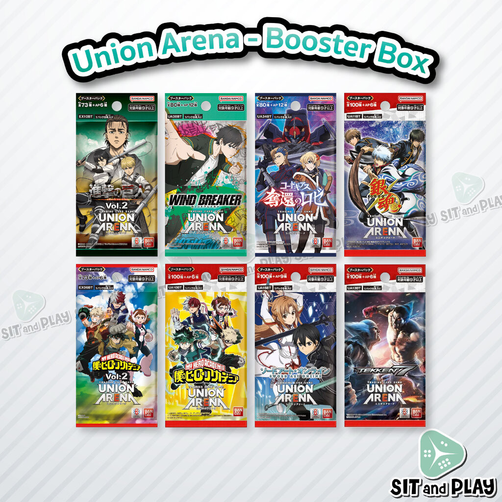 Union Arena - Booster Pack - UA Trading Card Game - Bandai ภาษาญี่ปุ่น ของแท้ มี มอก.