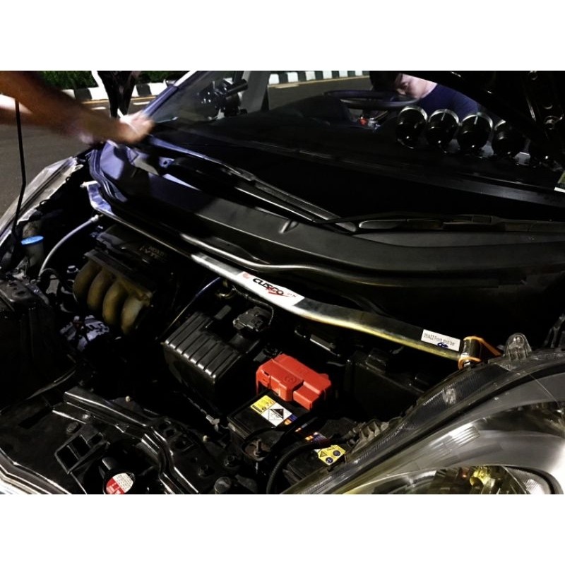 ค้ำโช้ค Spec R ทรง Cusco รุ่น jazz Gd Cefiro Evolution Ex Accord Juke front strut bar ค้ำโช๊ค ค้ำตัวถัง ค้ำตรงรุ่น 90s - รูปที่ 3