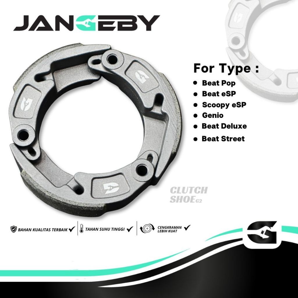 JANGEBY G2 Double Clutch Beat Esp Scoopy Esp Vario 110 Esp Beat Deluxe Beat Street Genio