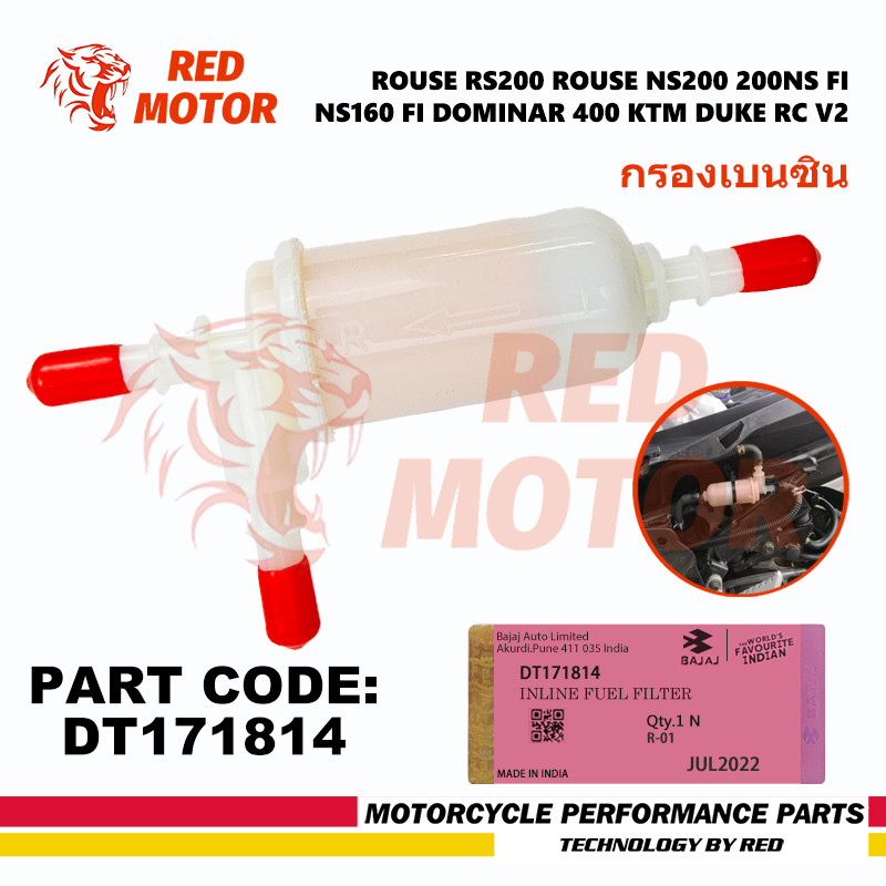 Fuel FILTER Rousser Dominar 400 NS200 200NS FI NS160 FI RS200 KTM Duke RC V2 DT171814