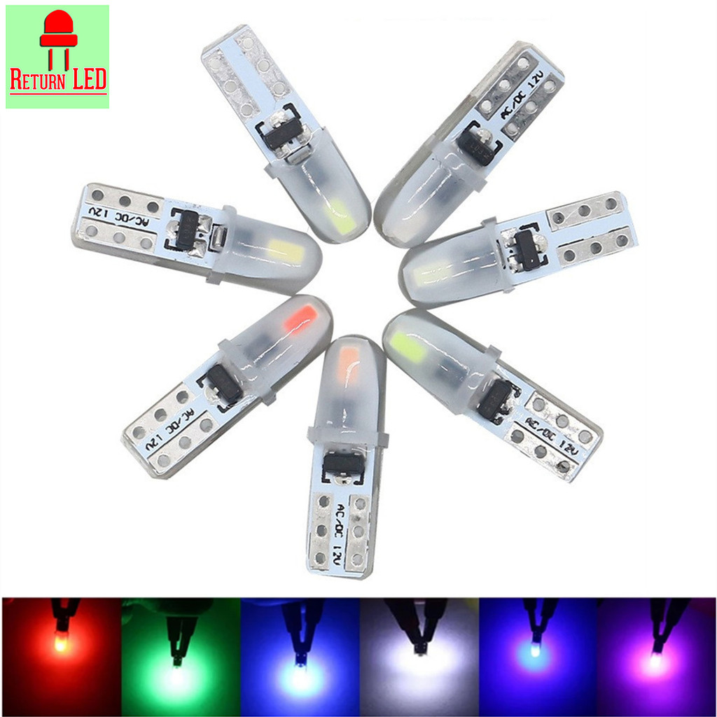 [ ส่งไว ของอยู่ไทย] หลอดไฟ 1 ชิ้น หลอดไฟหน้าปัด ไฟเรือนไมล์ รถยนต์ ไฟหรี่ ไฟเรือนไมล์ T5 LED ไฟหน้าปัดมอเตอร์ไซค์ LED