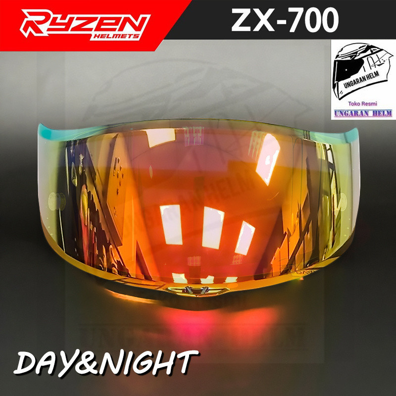 Xm-[readystock]ryzen ZX700 เลนส์Visor Fitสําหรับ RYZEN ZX700 PLAIN Full Face Dual Visorหมวกกันน็อก