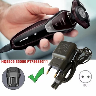 จัดส่งรวดเร็ว เครื่องชาร์จที่โกนหนวด 15V สำหรับ HQ8505 S5000 PT786S9311 อะแดปเตอร์ EU Plug