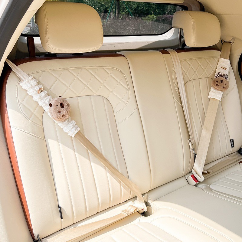 ปลอกหุ้มเข็มขัดนิรภัยรถยน Capybara ลายการ์ตูนน่ารัก สายคล้องไหล่ ที่หุ้มเข็มขัดนิรภัยรถยนต์ อุปกรณ์เสริมภายในรถยนต์ - รูปที่ 3