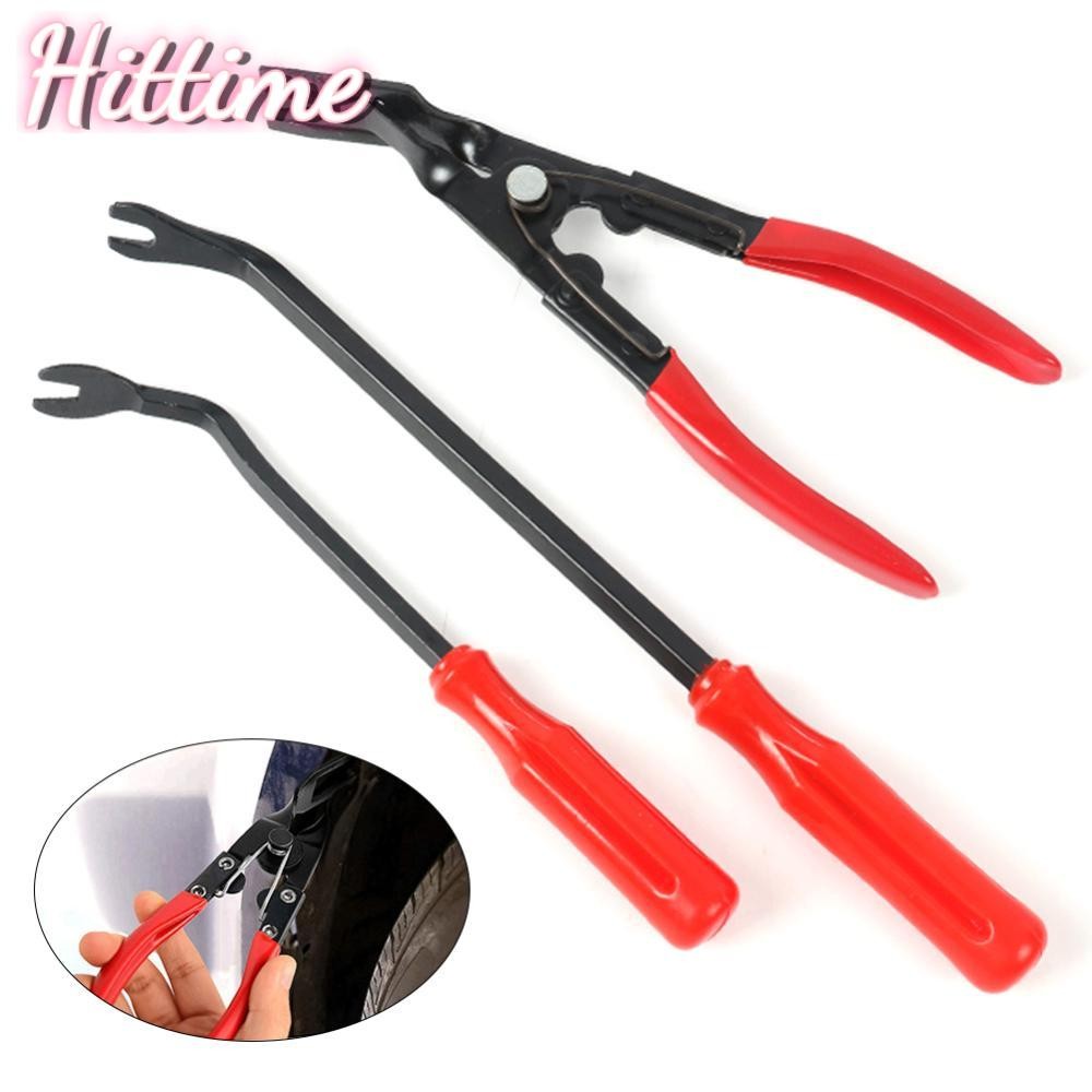 Hittime ซ่อมไฟหน้ารถติดตั้ง Remover เครื่องมือ Trim คลิปคีมเจาะ Van แผงประตู Fascia Dash I6U6
