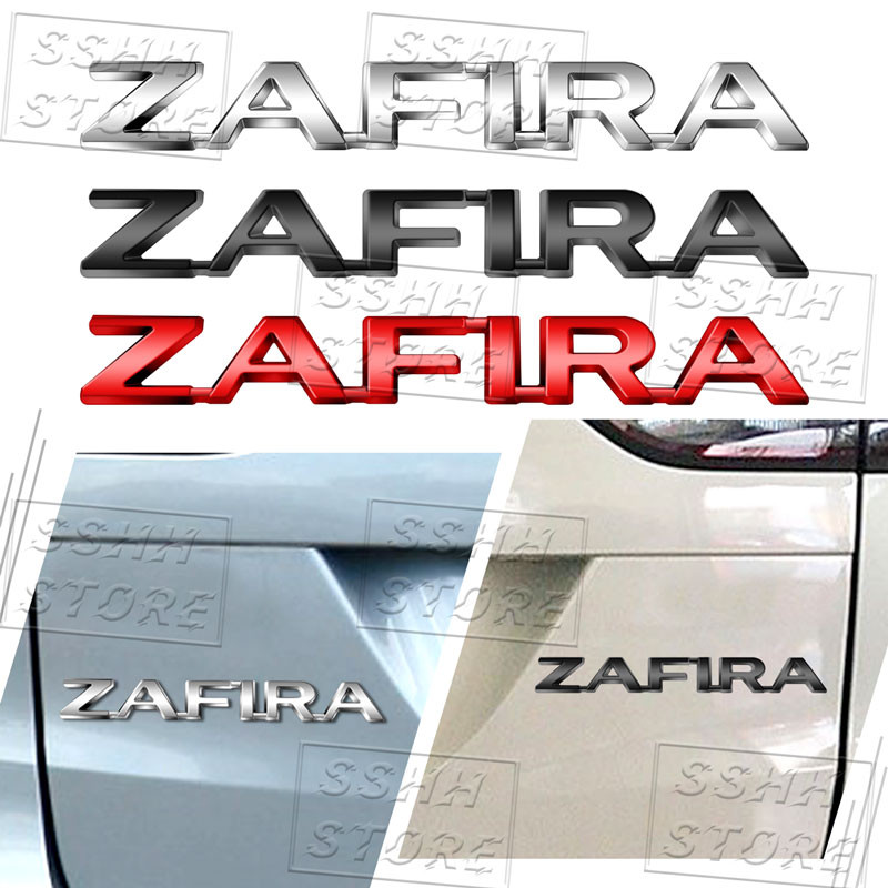 รถ Decor โลหะสัญลักษณ์ด้านหลังหาง Trunk Fender ด้านข้างสติกเกอร์ 3D Decal สําหรับ Opel ZAFIRA โลโก้กาว Badge อุปกรณ์จัดแต่งทรงผมอัตโนมัติ