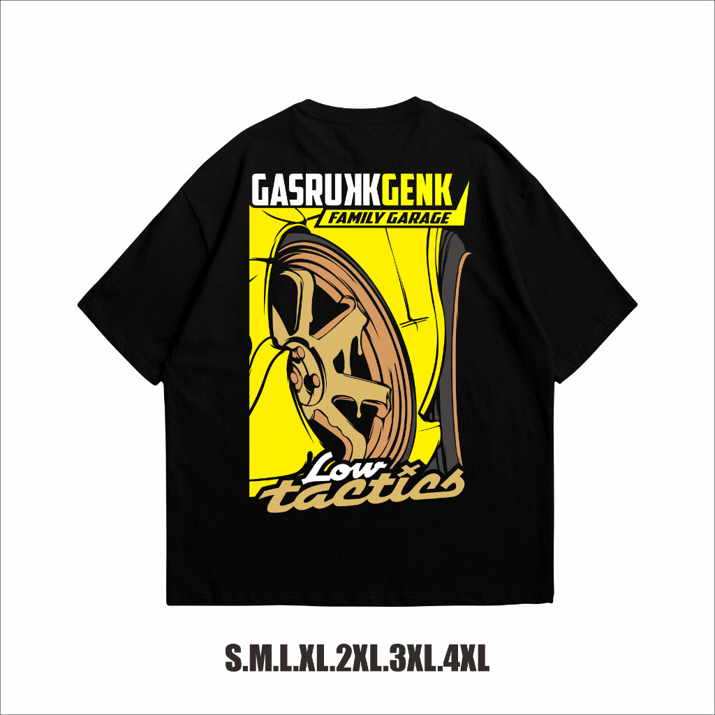 GASRUKKGENK FAMILY GARAGE RACING เสื้อยืด
