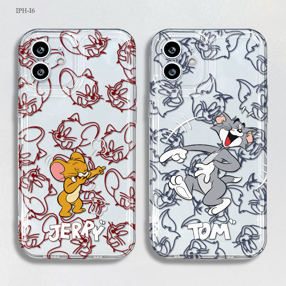 iPhone 16 15 14 13 12 11 8 7 6 X XS XR SE Plus Pro Max 2020 2022 เคสไอโฟน เคส เคสโทรศัพท์โปร่งใส TKK