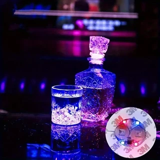 ที่รองแก้ว LED เรืองแสง ที่รองแก้วเครื่องดื่มเรืองแสง ที่รองแก้ว LED หลากสี ที่รองแก้วไฟสร้างบรรยากาศ