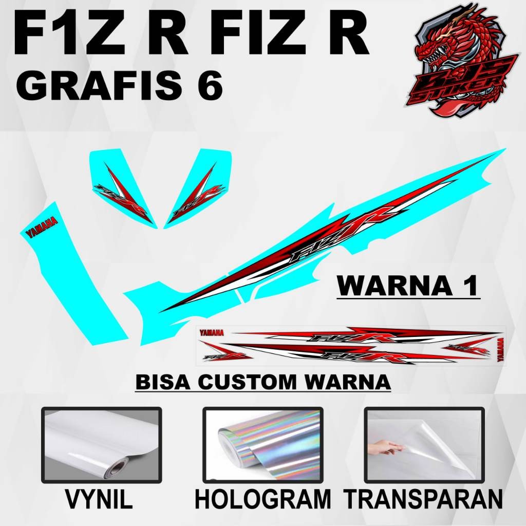 MESIN Yamaha fiz r F1z r FIZ r fire 4 สติ๊กเกอร์ - Yamaha fiz r F1z r FIZ r สติ๊กเกอร์รูปลอก GRAPHIC