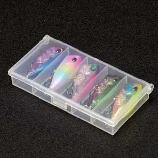 ใหม่ 5pcs Mini Popper 4 ซม.3.5g ชุดล่อตกปลาชุดกล่อง CrankBaits Wobblers Lures Top น้ําปลาคาร์พตกปลา ประดิษฐ์