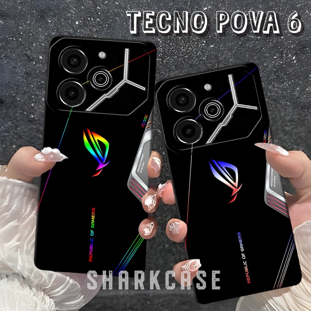 HP [SC] เคส TECNO POVA 6 4G / POVA 6 5G / POVA 6 PRO 5G / POVA 5 / POVA 5 PRO ล่าสุด ROG Republic of