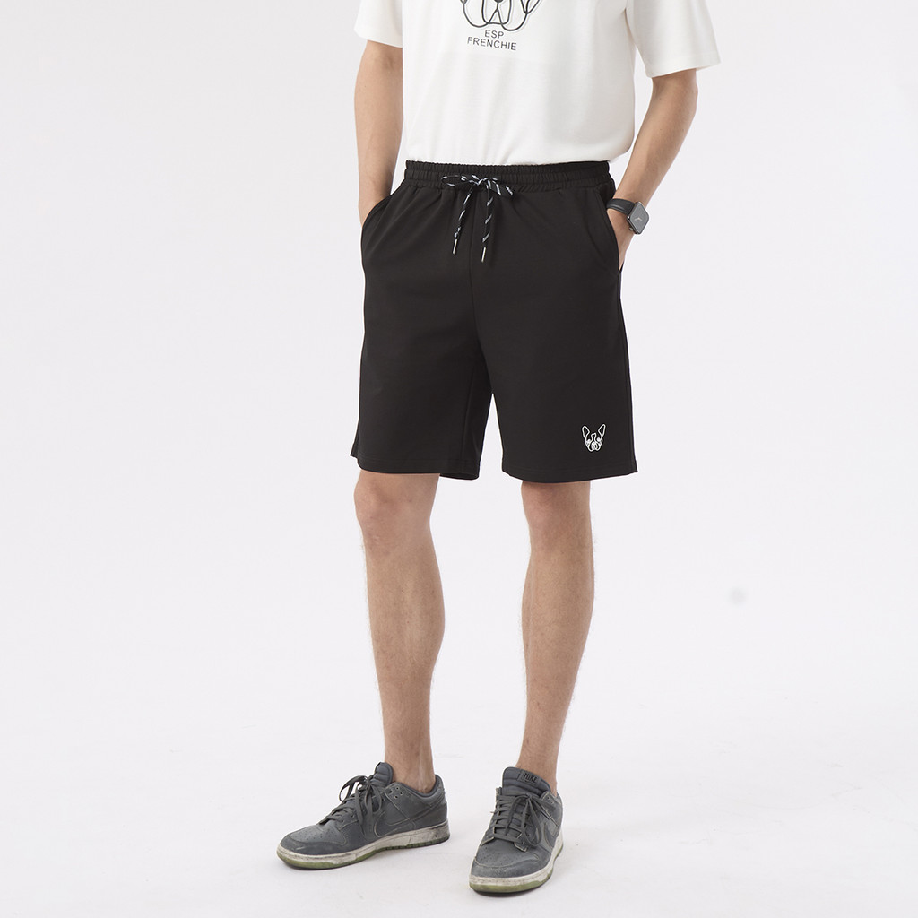 ESP กางเกงขาสั้น เฟรนช์ชี่ ผู้ชาย สีดำ | Frenchie  Sweatshorts | 04075